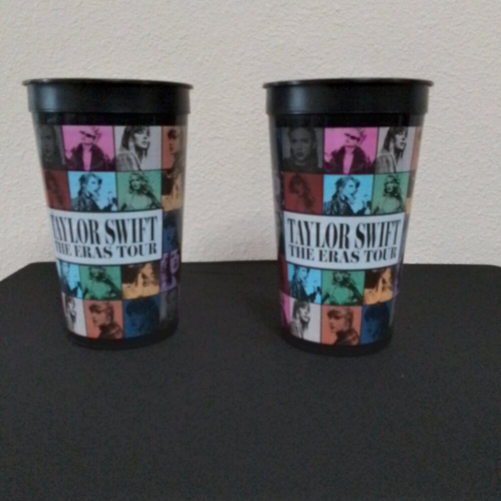 Taylor Swift ERAS TOUR Plastic Cups Set of 2